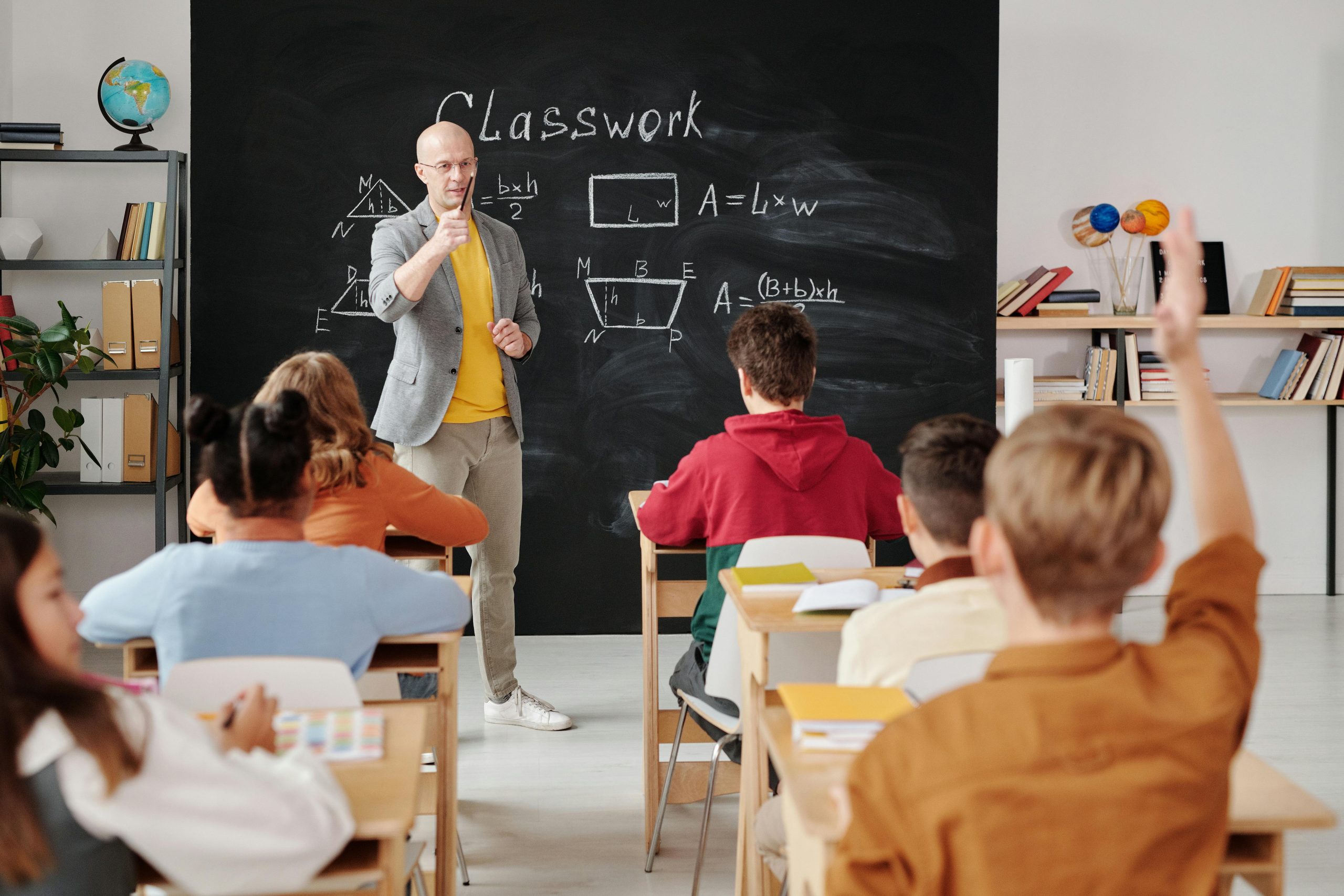 élèves dans une classe